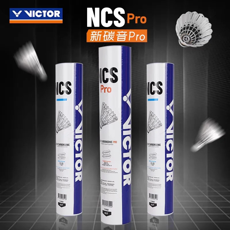 New Original Victor 1 tube 12 pcs NCS Pro Ball endurance, flight stability, NCS PRO artificial badmi