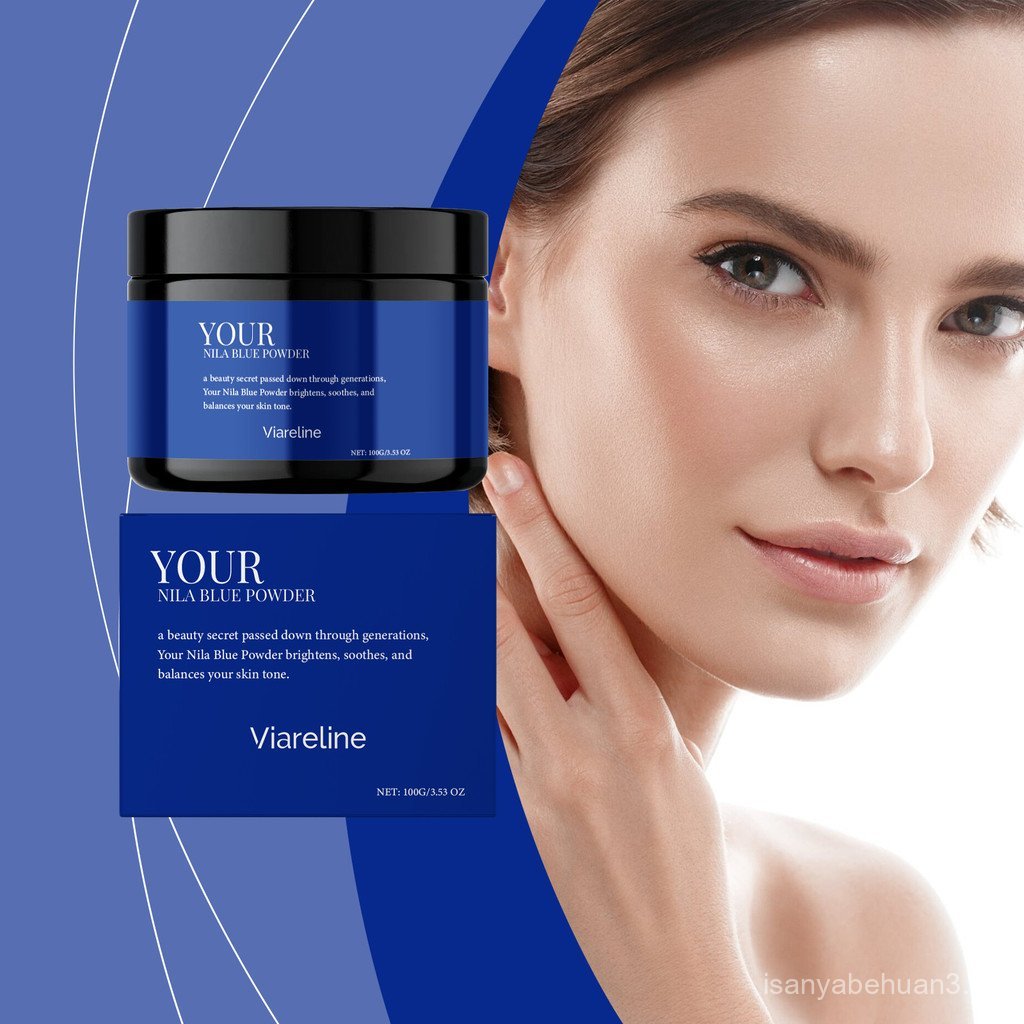 VIARELINE Indigo Apply Mask Powder Moisturizing Delicate Pores Even Skin Tone Skin Care Mask Powder