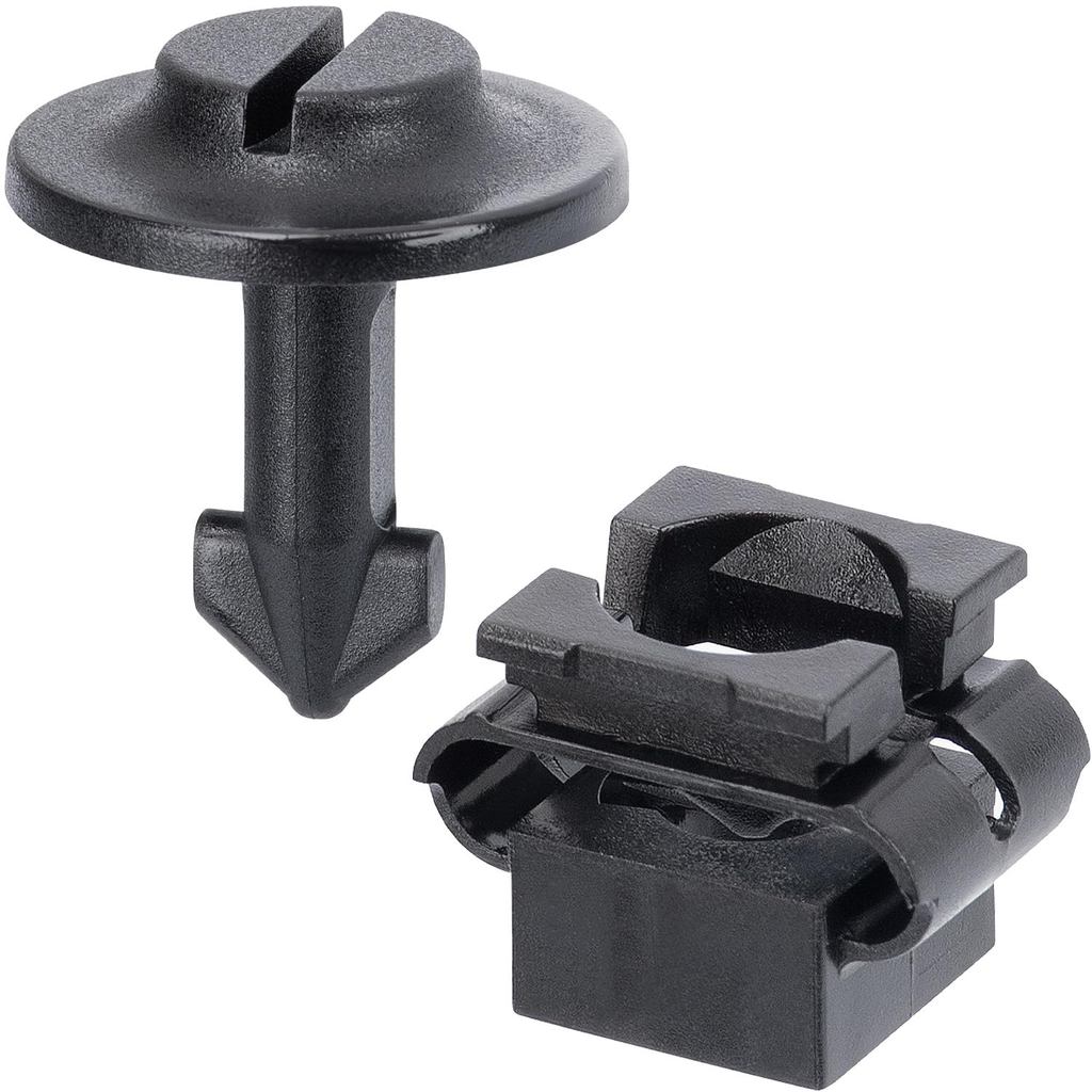 OAUTOO 10 ชุด Upper & Lower ฝาครอบเครื่องยนต์ล็อค Grommet Kit 4A0-805-121-A, 4A0-805-63 สําหรับ VW P