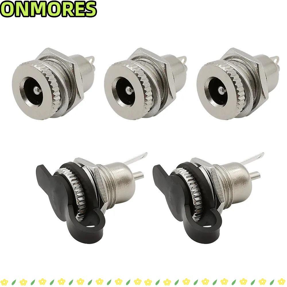 ONMORES DC Power หญิงซ็อกเก็ตแจ็ค, DC-099 5.5 x 2.1 มม. DC Jack Adapter, โลหะคุณภาพสูงทนทาน DC-099 ป
