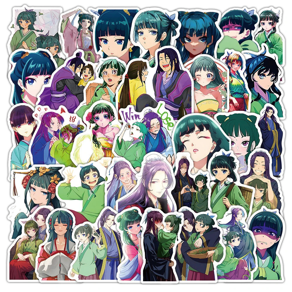 10/30/53pcs Maomao Apothecary Diaries สติกเกอร์สําหรับของเล่นเด็กแล็ปท็อปโน้ตบุ๊คโทรศัพท์รถโบราณเครื