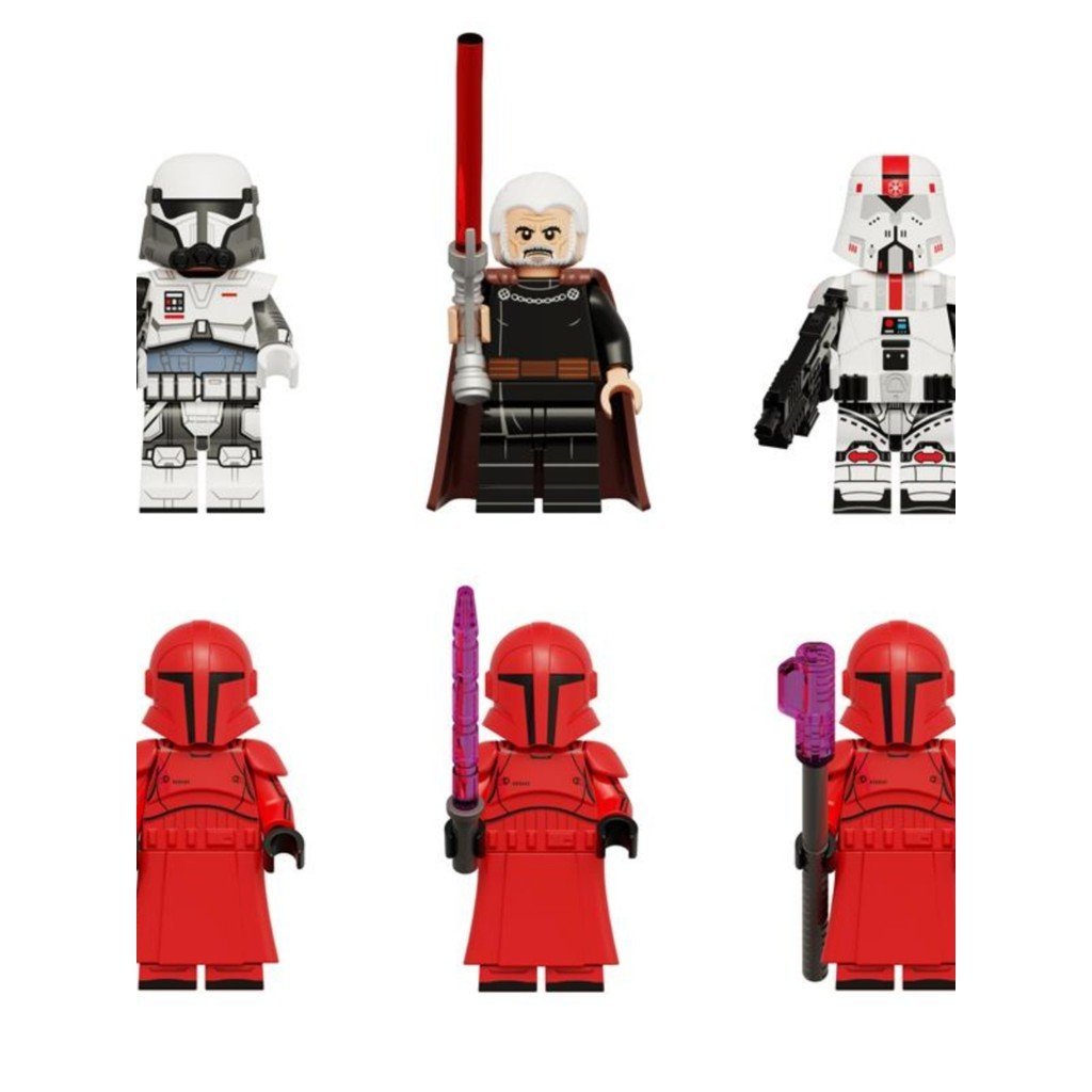 เหมาะสําหรับ Star Wars Imperial Commando Stormtrooper Near Guard ของเล่น Building Block Minifigure K