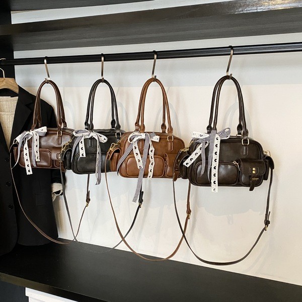 กระเป๋า cecelle perota brand กระเป๋าโบว์ลิ่งเมอร์ราร์ดวินเทจกระเป๋าใส่หมอนแบบลำลองสำหรับผู้หญิงกระเป