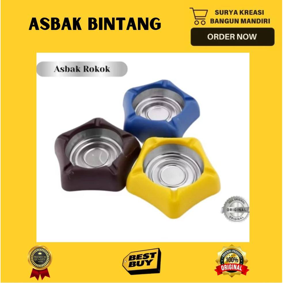 STAR ASHTRAY - STAINLESS ASHTRAY - ASHTRAY - ASHTRAY - สี