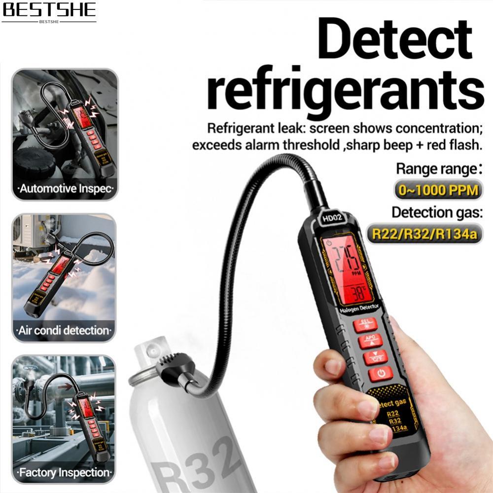 {bestshe}Professional Air Conditioner Leak Detector for Halogen Refrigerant R22 R32 R134a