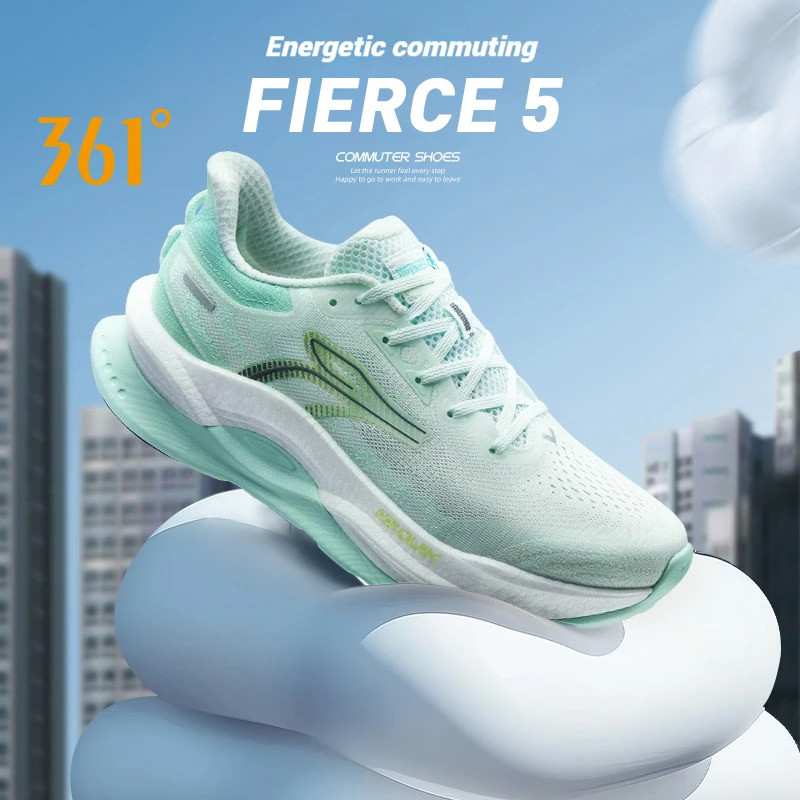รองเท้าวิ่งผู้ชาย 361° Fierce 5 นุ่มสบาย มีระบบ breathability, shock absorber และ rebound เพื่อประสิ