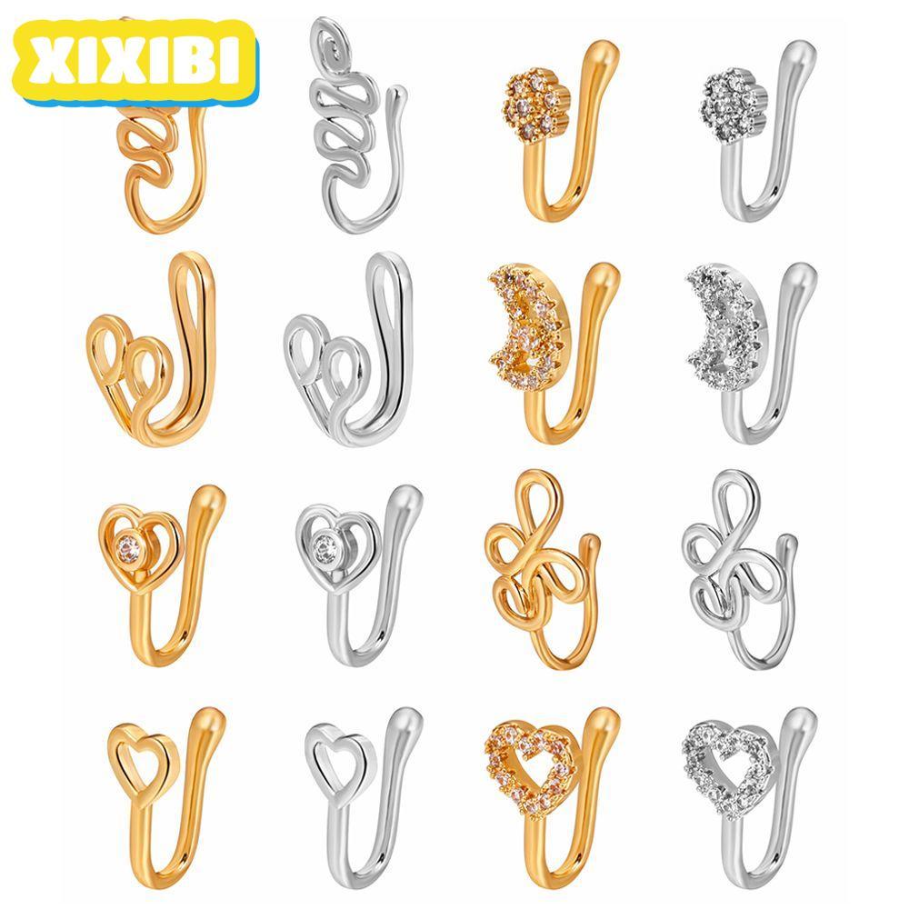 XIXIBI Non-Piercing Women and Girls Clip-on Nose Ring Fashion Clip-On Nose Ring