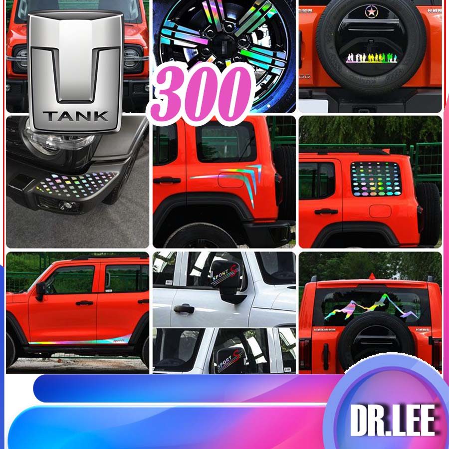 [READY]GWM TANK 300 Car Body Decoration Stickers Body Kit tank 300 Car Decoration Accessories 6UNH