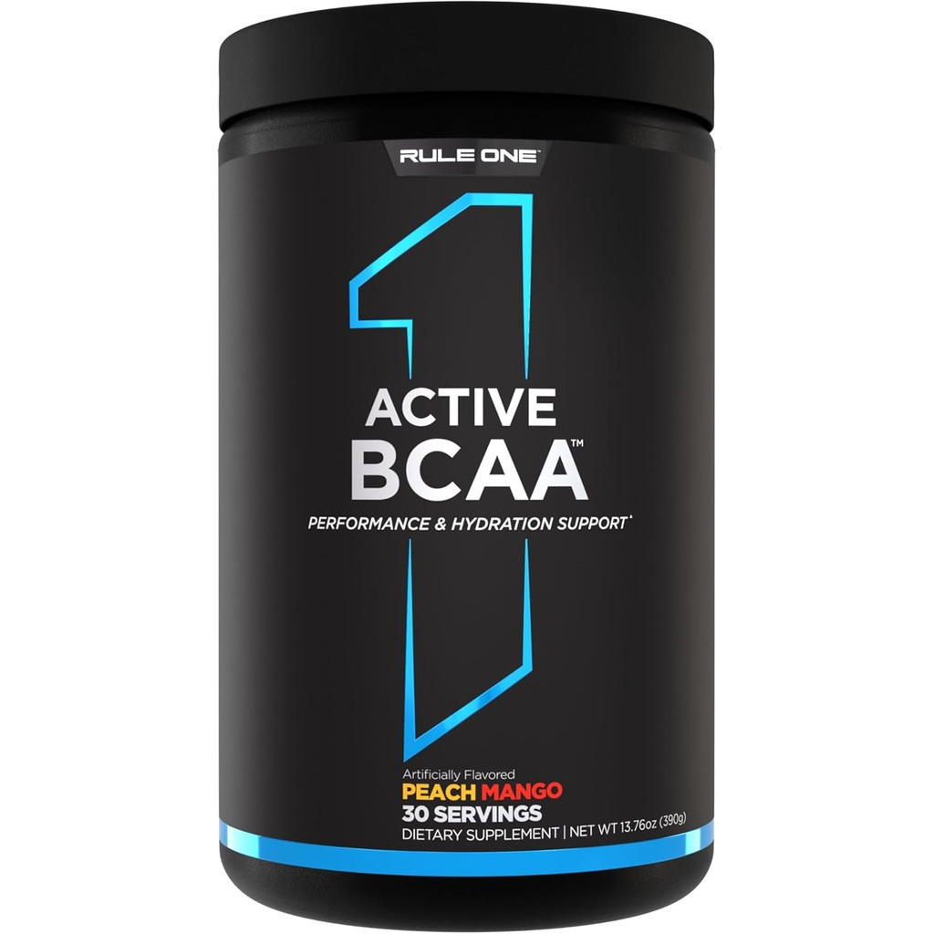 Rule 1 Active BCAA - รองรับประสิทธิภาพ ไฮเดรชั่น และการกู้คืน ด้วย 5g BCAAs + Electrolyte, L-Glutami