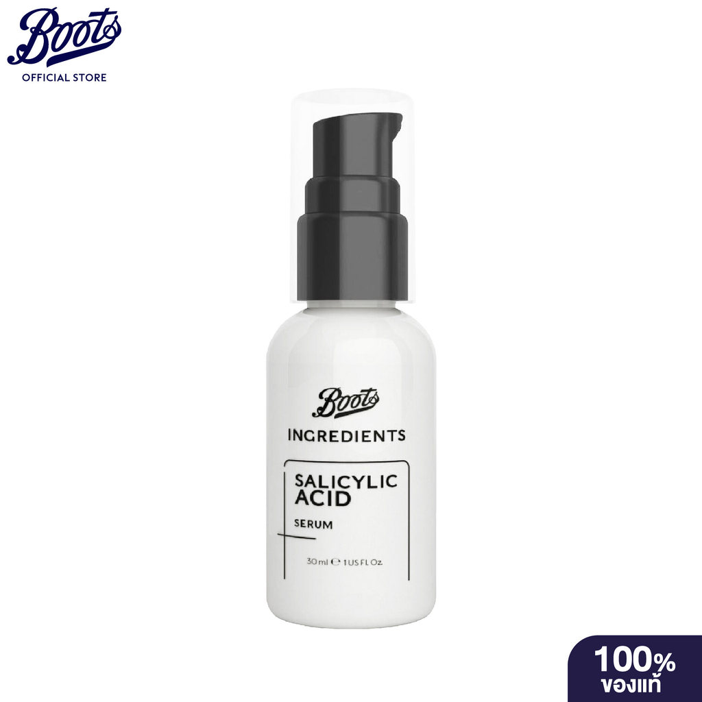 Boots Ingredients Salicylic Acid Serum 30Ml บู๊ทส์ อินกรีเดียนส์ ซาลิไซลิค แอซิด เซรั่ม 30มล.