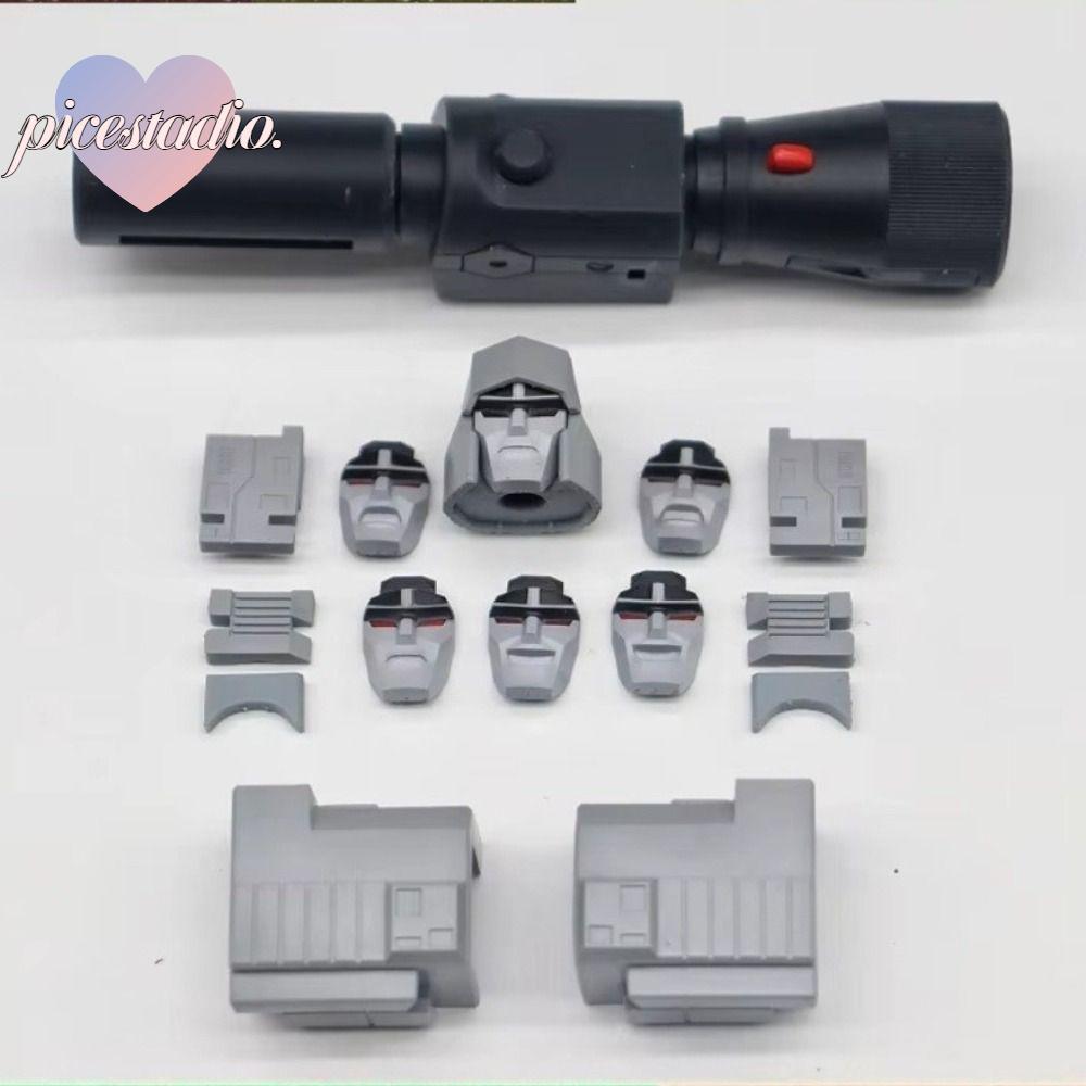 PICESTADIO Megatron Bright Hand Accessories,พร้อมเกราะไหล่เรซินแบตเตอรี่,หัวพิมพ์ขยายสําหรับชิ้นส่วน