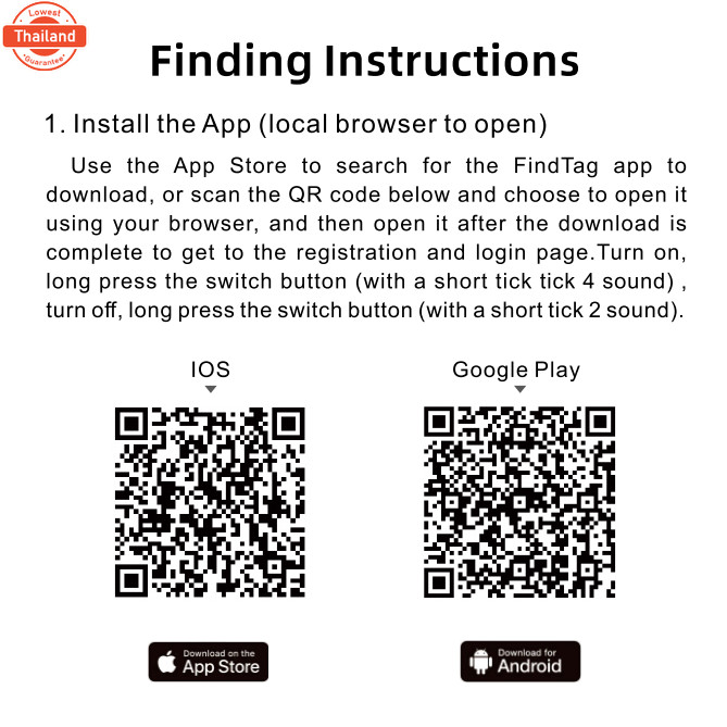 FKTP Mili MiTag IOS & Android GPS Tracker Keys Finder และตัวระุตําแหน่งสัตว์เลี้ยงทํางานร่วมกั Find 