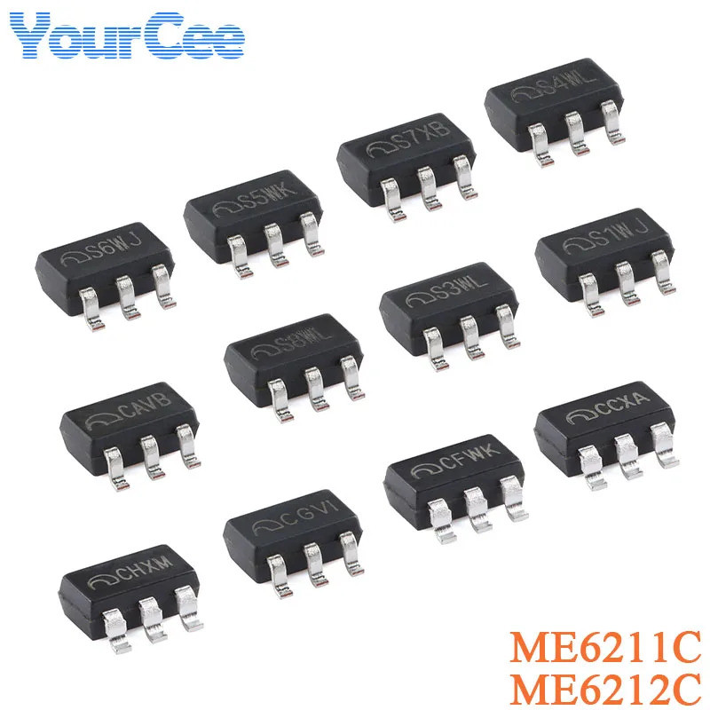 50 ชิ้น/20 ชิ้น ME6211C ME6212C ME6211A 15M5G 18M5G 25M5G 28M5G 30M5G 50M5G 33M5G SOT-23-5 Linear Re