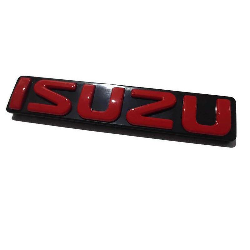 โปรโมท ** โลโก้หน้ากระจัง สีแดง ISUZU ตราหน้ากระจัง DMAX LOGOสีแดง ปี2003-2011 ราคา ถูกที่สุด ดีลบีเคเค แกลเลอรีภาพที่ 5