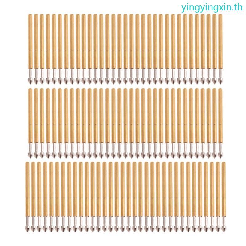 YIN Test Probe 100 ชิ้นสปริง Test Probe Pogo Pin P75-E2 Dia 1 3 มิลลิเมตรวัสดุคุณภาพ