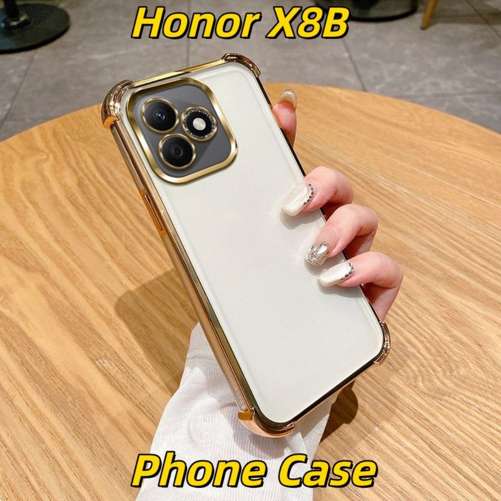 Fast Shipment Honor X8B เคสซิลิโคน Multi-Color Full Coverage พร้อมถุงลมนิรภัย 4 มุม Drop Protection