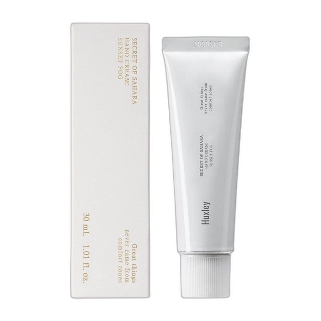 [huxley] Hand Cream: Sunset Fog, 30ml, 1 ชิ้น / ครีมทามือเกาหลี / ซึมซาบเร็ว