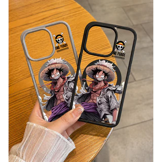 เคสแม่เหล็กกันกระแทก ลายลูฟี่ One Piece เท่ๆ สำหรับSamsungA06-A56/S22-S26 และ iPhone17,16,15,14,13,12,11ProMax