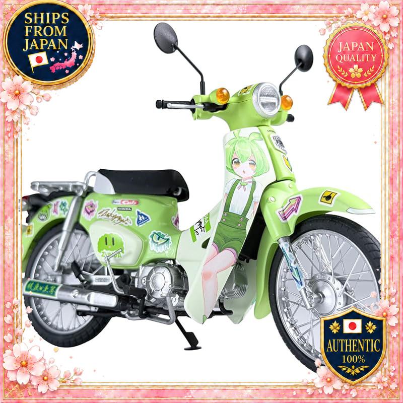 PM Office A 1/12 Honda Super Cub (Zundamon Edition) Plastic Model PP271
