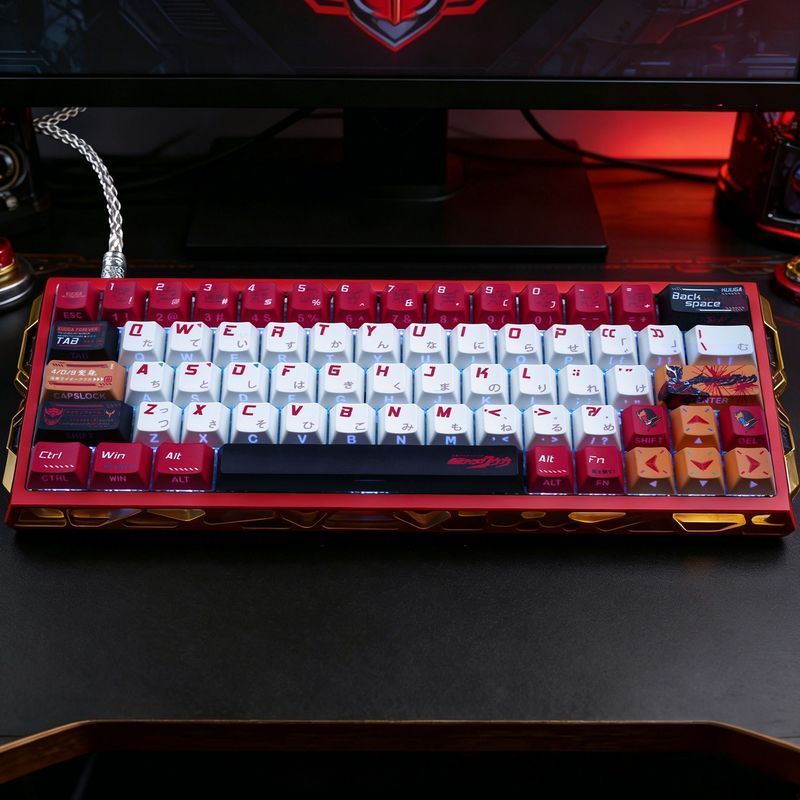 ปุ่มกด Empty Me พีซีโปร่งใสเฉพาะคีย์ปรับให้เข้ากับ Ev63 Magnetic Axis Mechanical Keyboard wooting