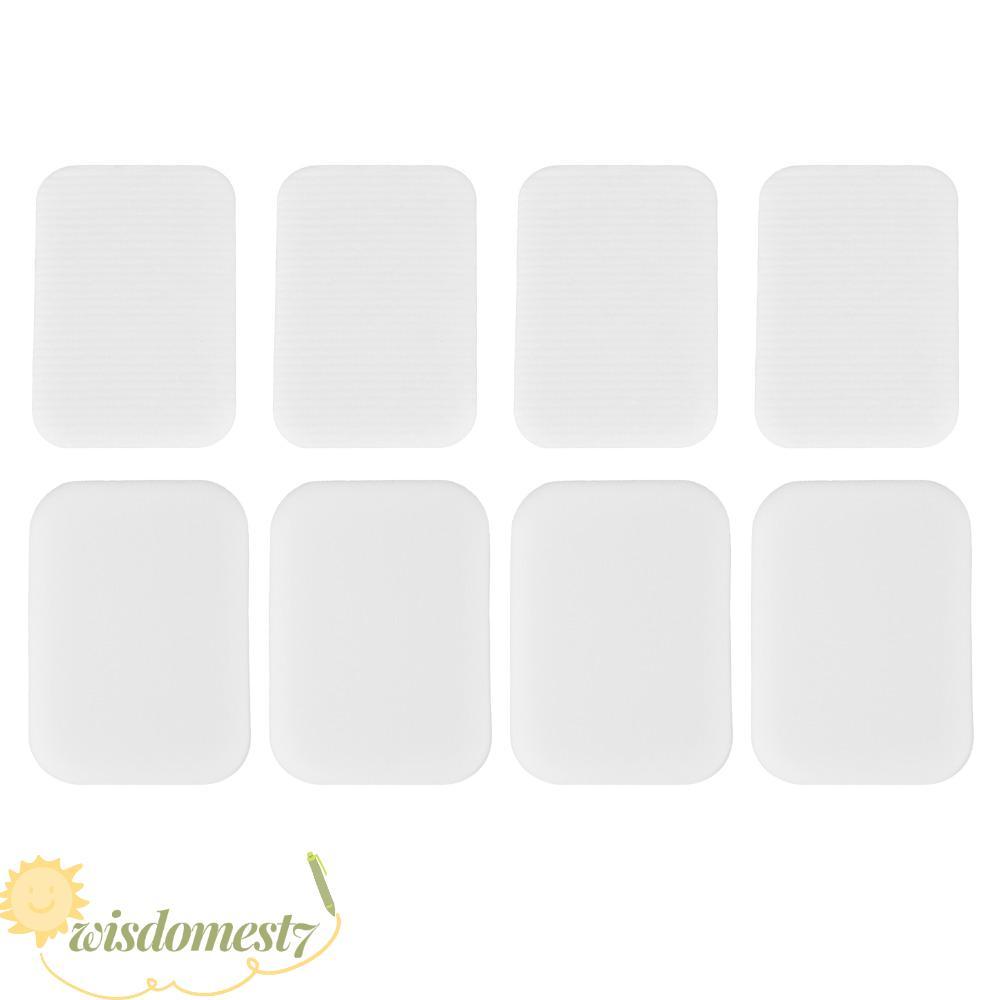 WISDOM 4PCS กรองเปลี่ยนกรอง,สูงจีบเครื่องดูดฝุ่น,ฟองน้ําสีขาว Fine Dust Capture ล้างทําความสะอาดได้ก
