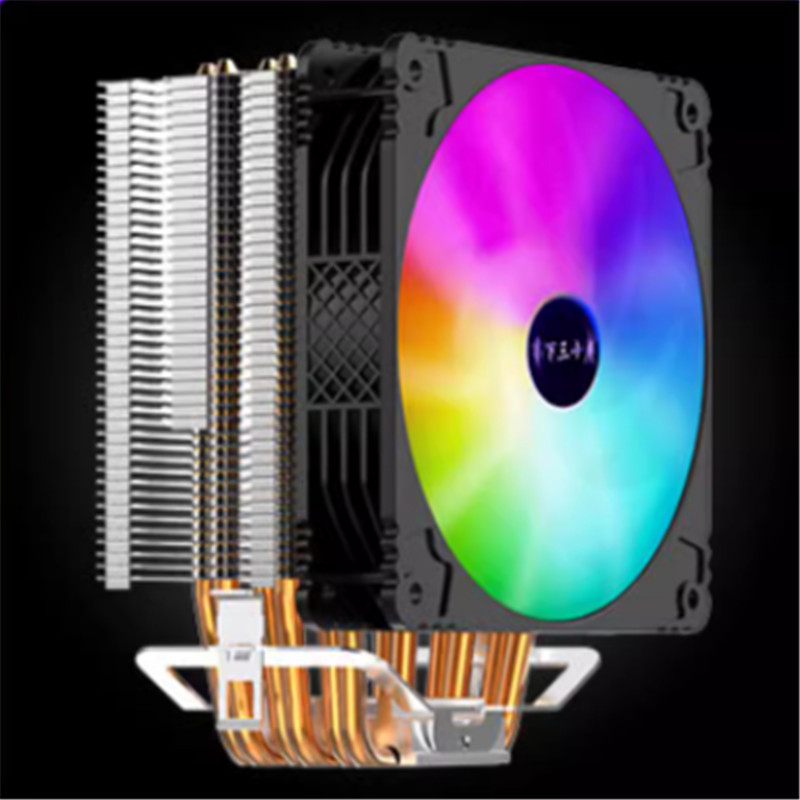 หม้อน้ํา CPU ท่อความร้อนหลายแพลตฟอร์ม a6 a8a10 am4 1150 i5i7I9x79 2011cpu พัดลม