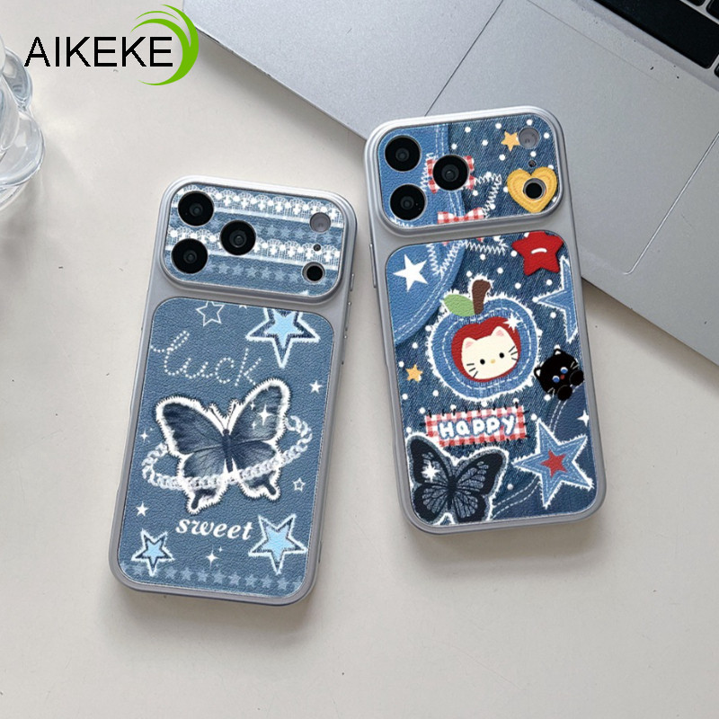 หรูหราผีเสื้อกางเกงยีนส์เคสโทรศัพท์สําหรับVivo Y31D Y39 Y38 Y37 Y36 Y35 Y33S Y33T Y31 Y30i Y55 Y55S 