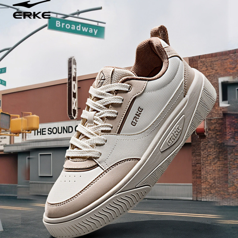 ERKE Flying Goose 2 รองเท้าผ้าใบผู้ชาย รองเท้าลําลอง รองเท้ากีฬาพื้นหนา 51126301079
