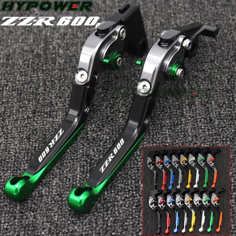 !โลโก้ (ZZR600) สําหรับ Kawasaki สําหรับ Kawasaki ZZR600 ZZR 600 1990-2004 CNC รถจักรยานยนต์คลัทช์เบ