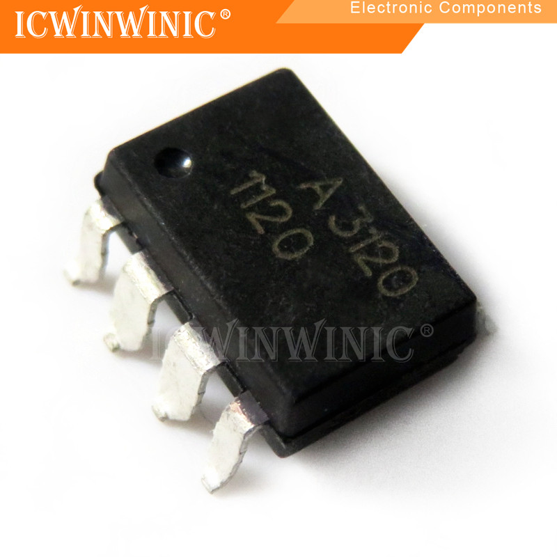 5 ชิ้น A3120 HCPL3120 HCPL-3120 SMD-8 ส่วนประกอบอิเล็กทรอนิกส์