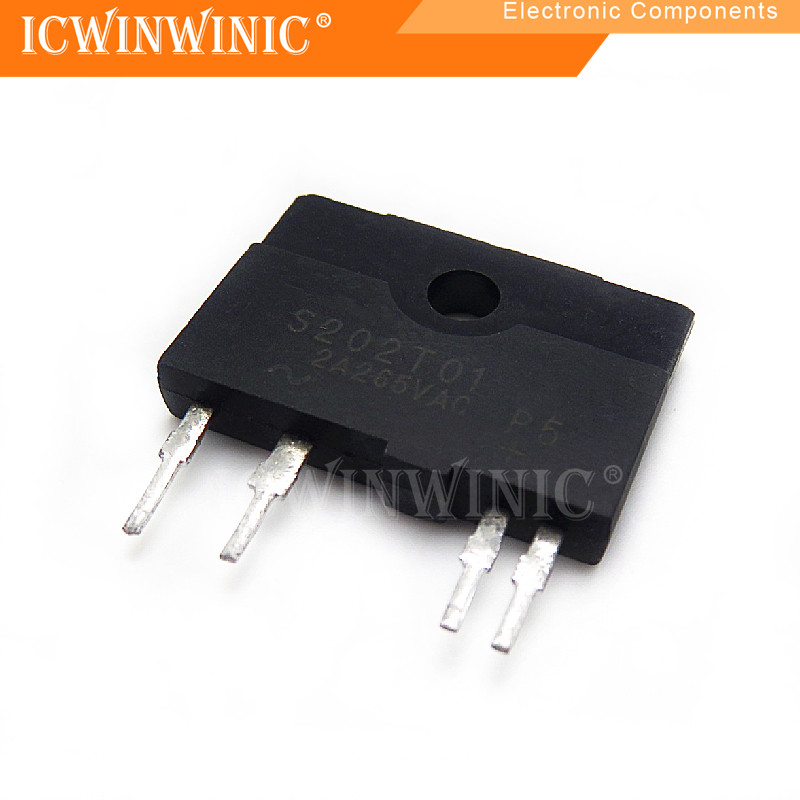 5 ชิ้น S202T01 202T01 DIP-4 ส่วนประกอบอิเล็กทรอนิกส์