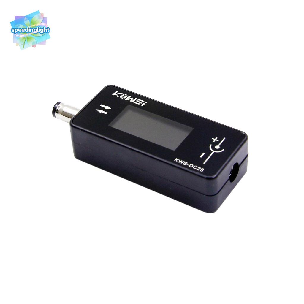 SPGH KWS DC28 0.96" TFT Digital Ammeter Voltmeter 4-30V 0-12A Power Meter Hot