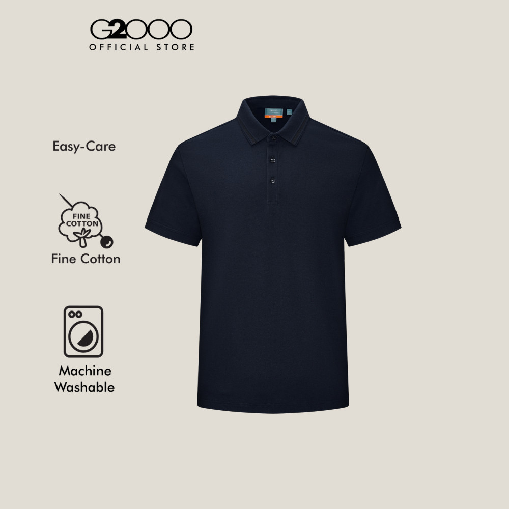 G2000 เสื้อโปโลสำหรับผู้ชาย Smart Fit รุ่น 5814107279 สีกรมท่าเข้ม