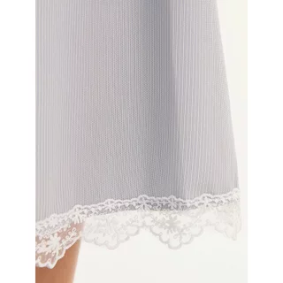 [Pomelo] กระโปรงแต่งขอบลูกไม้ / Lace Trim Midi Skirt
