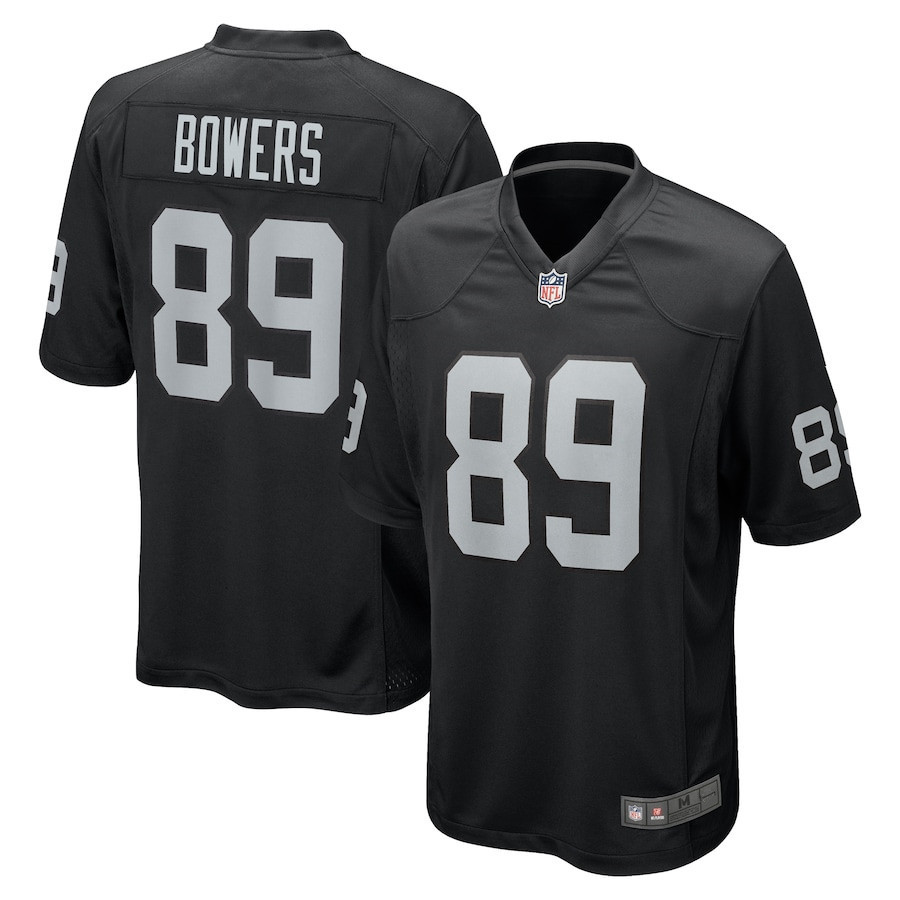 ส่งเร็ว!!เสื้อ Raiders Raiders Rugby หมายเลข 89 BOWERS Jersey ปักผู้ชาย