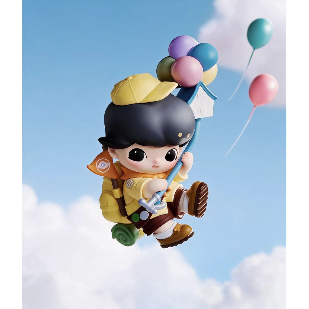 POPMART DIMOO WORLD x PIXAR ตัวเลขกล่องตาบอดของขวัญ Buzz Lighyear WoodyLotso Russell 5OKQ