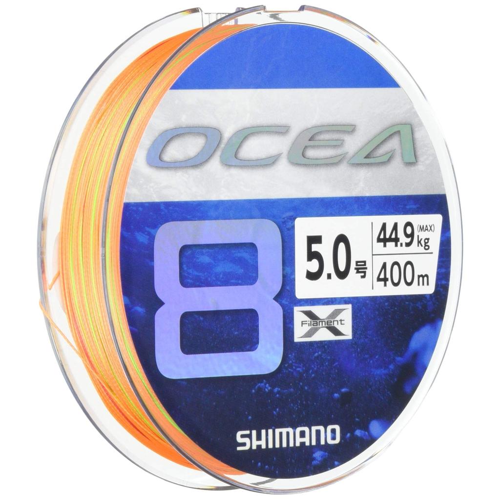 Shimano Ocea 8 Line 400m, 5.0号, 5 Colors, LD-A81S Fishing Line