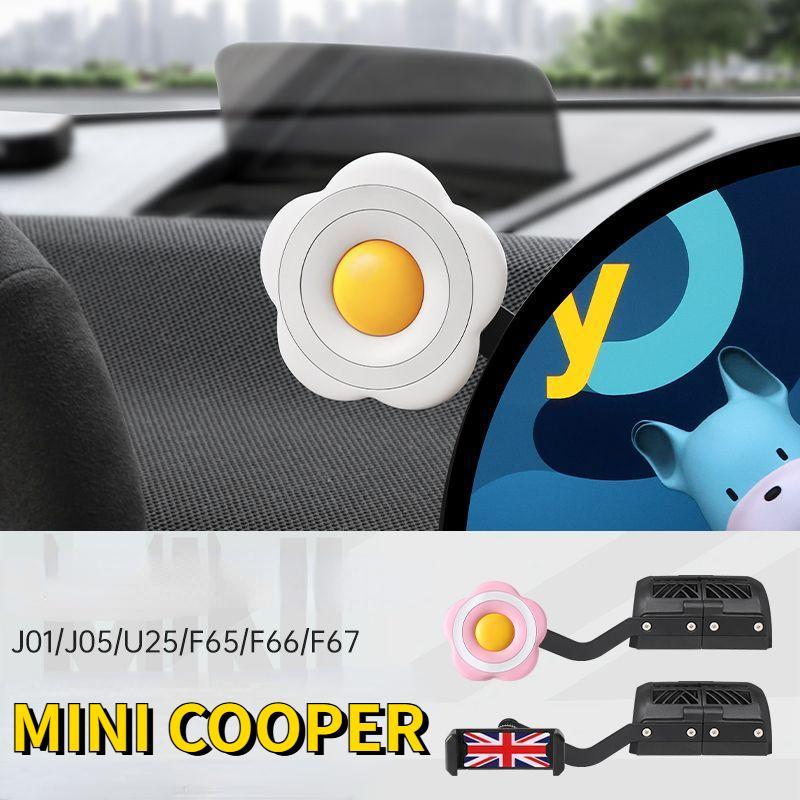 Phone holder for MINI COOPER cars, J01, J05, F66, F65 central screen navigation mount