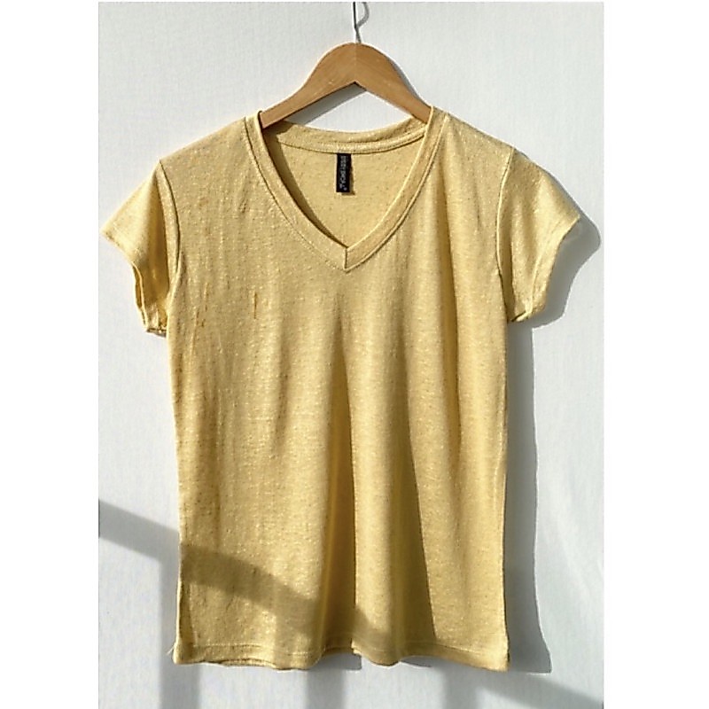 เสื้อคอวีผ้าสลาฟ ใส่สบาย อก 36-37 ยาว 23-24 รูปที่ 8