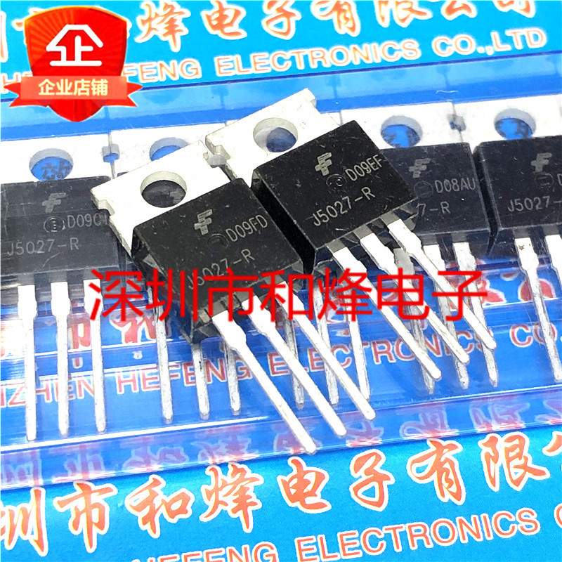 10 ชิ้น 2SC5027-R FJP5027RTU J5027-R TO-220 NPN 800V 3A วิทยุ triode