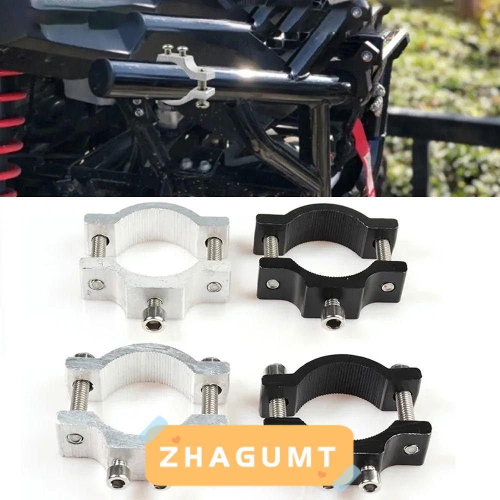 ZHAGUMT366KB 1 ชิ้นรถจักรยานยนต์ Spotlight Holder,ไฟฟ้าจักรยานอุปกรณ์เสริมโทรศัพท์ไฟหน้า Bracket,Handlebar กรอบท่อชิปคงที่อลูมิเนียมมัลติฟังก์ชั่น Clamp