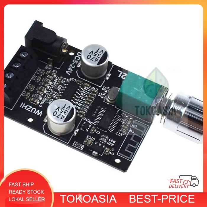 ZK-502L MINI 20W 30W 40W 50W X2 5.0 เครื่องขยายเสียงดิจิตอลลูกบิดบอร์ด