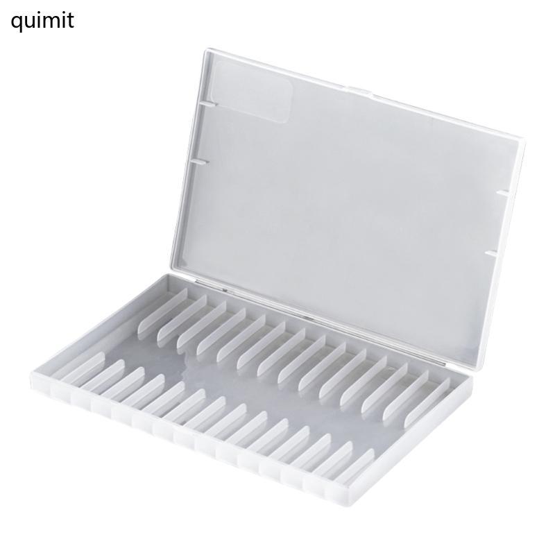 QUIM Fountain Pen Display Case 12 Slots Fountain Pen Organizer Box Light Weight