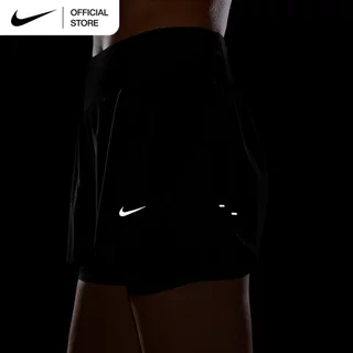 Nike Dri-FIT Women's Flow High-Waisted 2-in-1 Running Shorts - Black [IF1498-010]