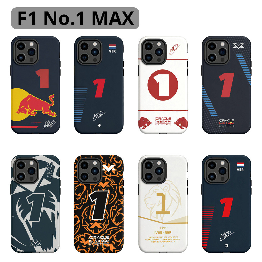 F1 เบอร์ 1 เคสฟิล์มสองในหนึ่งเดียวเหมาะสําหรับ ไอโฟน 17/14/13/15มือโปร เคสป้องกันสองชั้นพื้นผิวมันวา