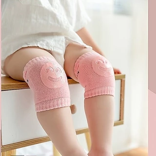 สนับเข่าเด็ก มีกันลื่น รูปยิ้ม น่ารัก ถุงรองคลานเด็ก สนับเข่าคลานเด็ก