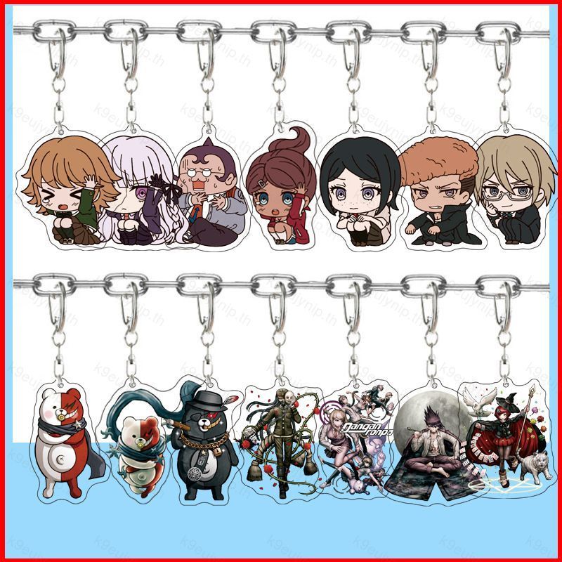 Danganronpa Togami Byakuya อะคริลิคพวงกุญแจจี้กระเป๋าเป้สะพายหลังอุปกรณ์เสริมอะนิเมะ Periphery