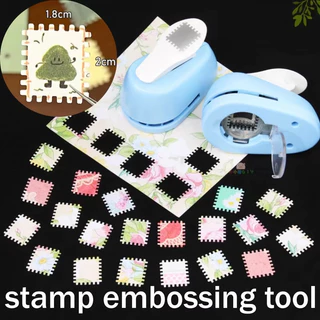 【ส่งจากไทย】 ที่กดลายแสตมป์ DIYตัวปั๊มลายขอบแสตมป์เครื่องปั๊มลายแสตมป์