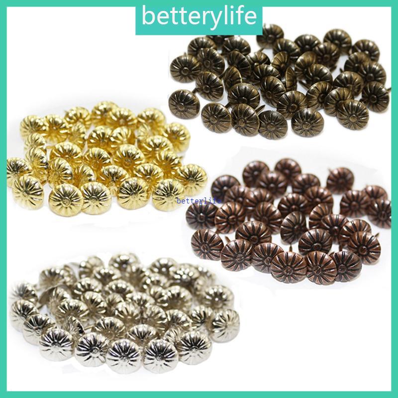 BTF 100xAntique กระสอบตกแต่งลายเบญจมาศเฟอร์นิเจอร์เล็บเบาะ