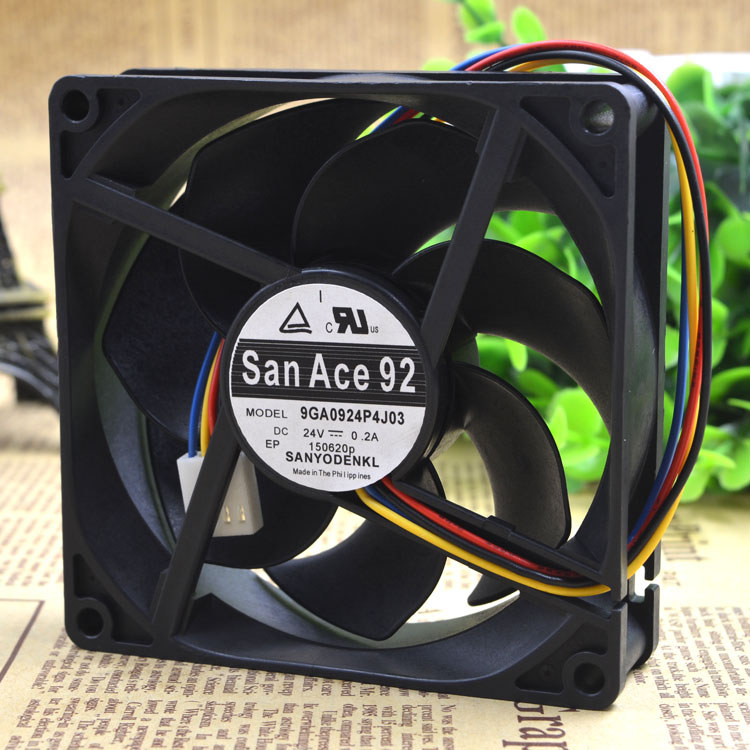 Sanyo 9GA0924P4J03 24V 0.2A 9025 9CM พัดลมระบายความร้อน